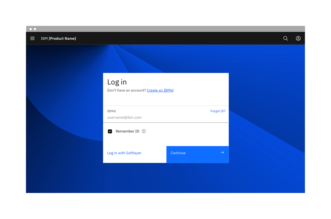 Example of a fluid input field and fluid button